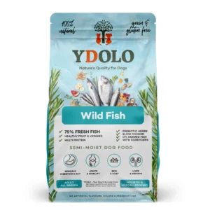 Exclusive Mockups for Branding and Packaging Design YDOLO Healthy & Pure Wild Fish 2,5 kilo