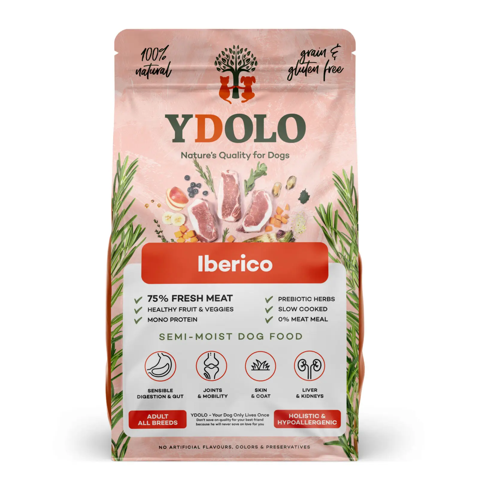 YDOLO Healthy & Pure Iberico 2,5 kilo