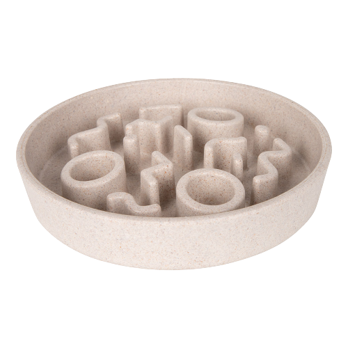 District 70 BAMBOO Cat Slow Feeder - Stijlvolle anti-schrok voerbak